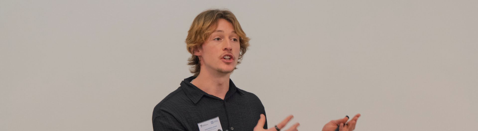 Jack Hilton JOnes Presenting at MINDS CDT Showcase