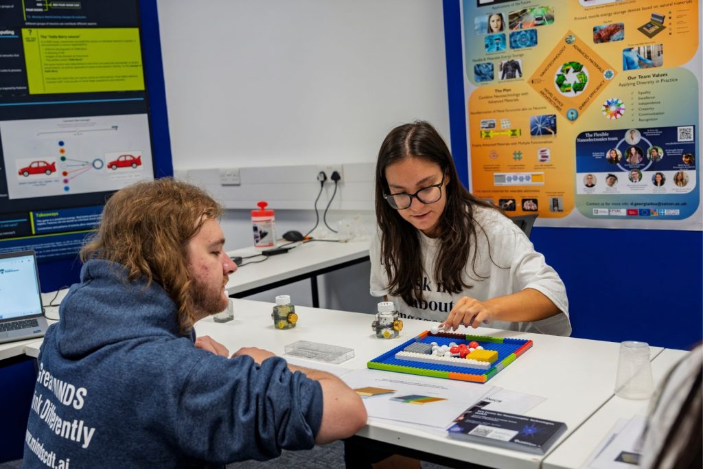 UKRI MINDS CDT POstgraduate Researcher Xander Lowe with University of Southampton Postgraduate Researcher